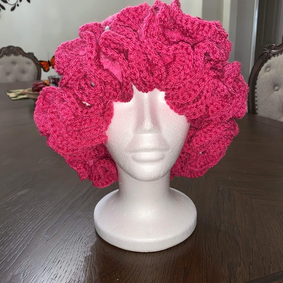 Crochet ruffle hats. Taking orders any colors. These Sold. - Picture 4 of 8